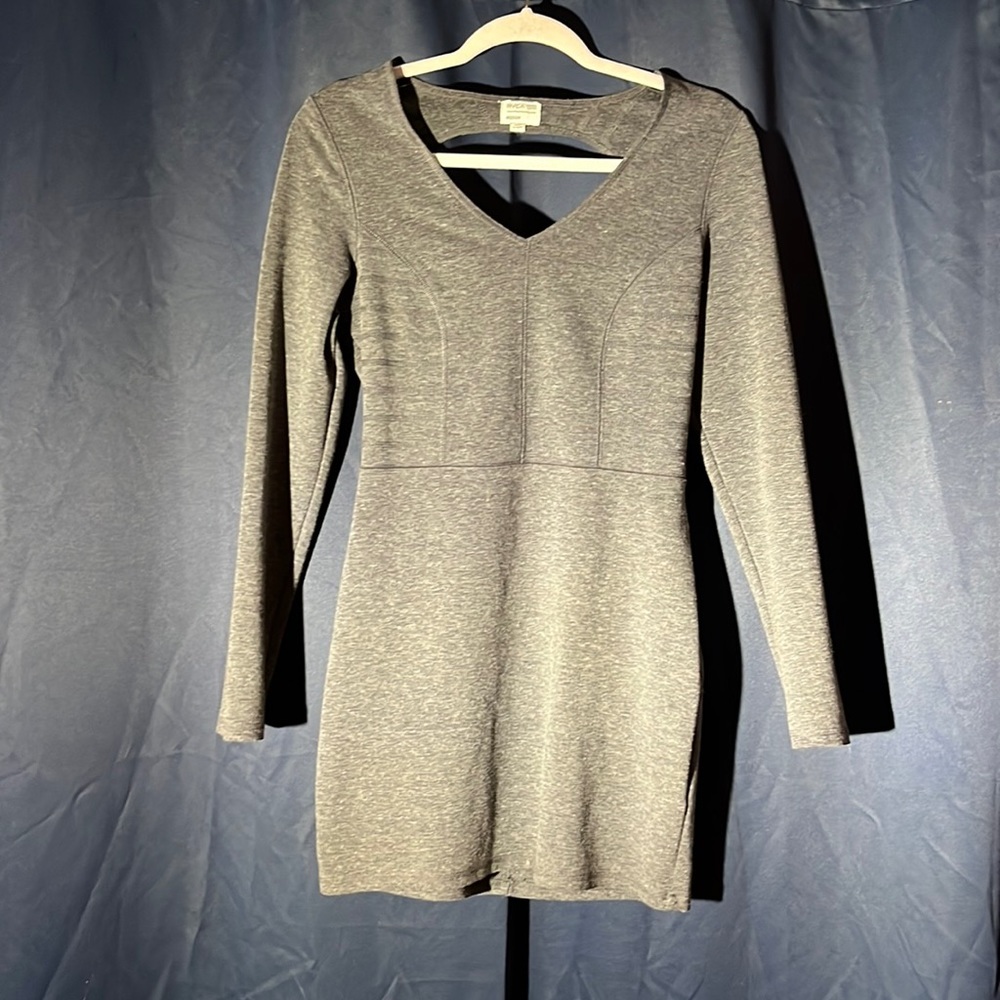 RVCA body con open back dress